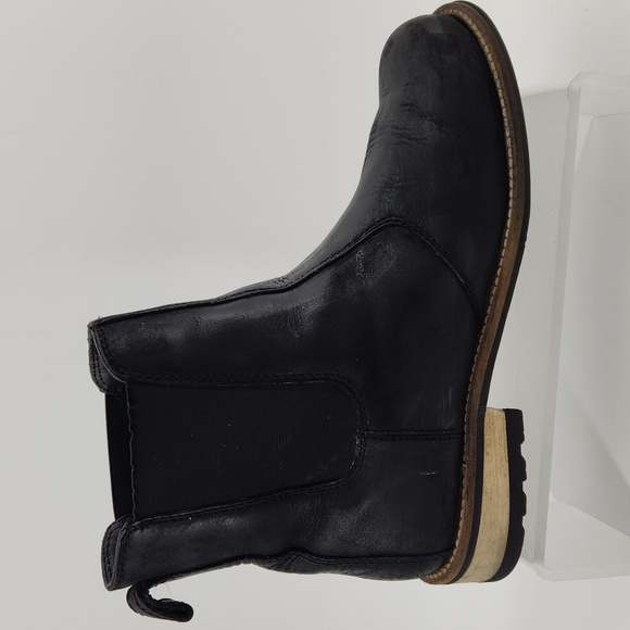 KODIAK LEATHER BLACK BOOTIES - Picture 2 of 8